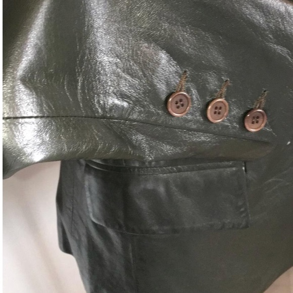 ‼️SOLD‼️ Theory Leather Blazer - Picture 5 of 7